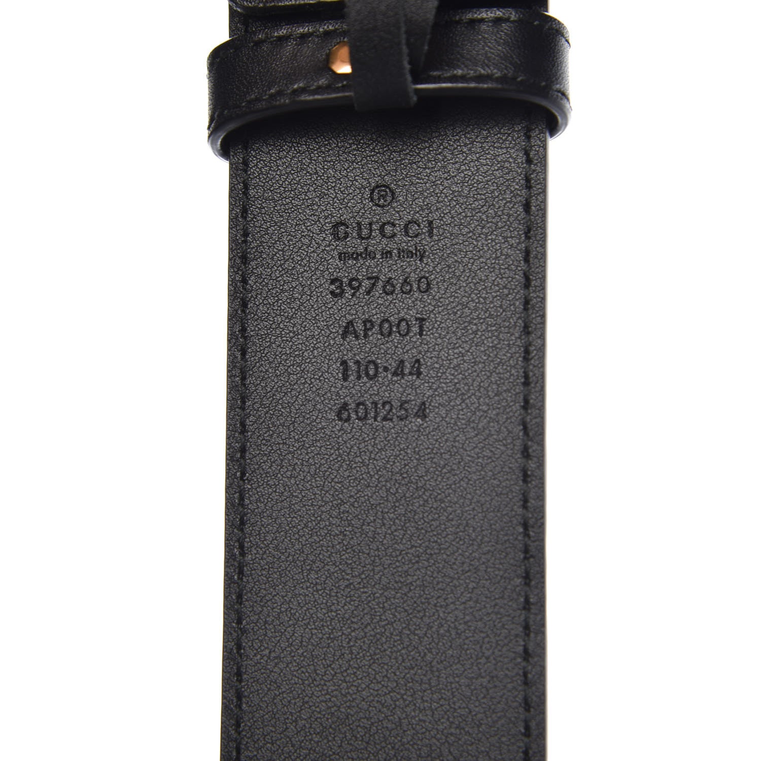 Gucci Moon Calfskin Double G 40mm Belt 110 44 Black 4 of 10