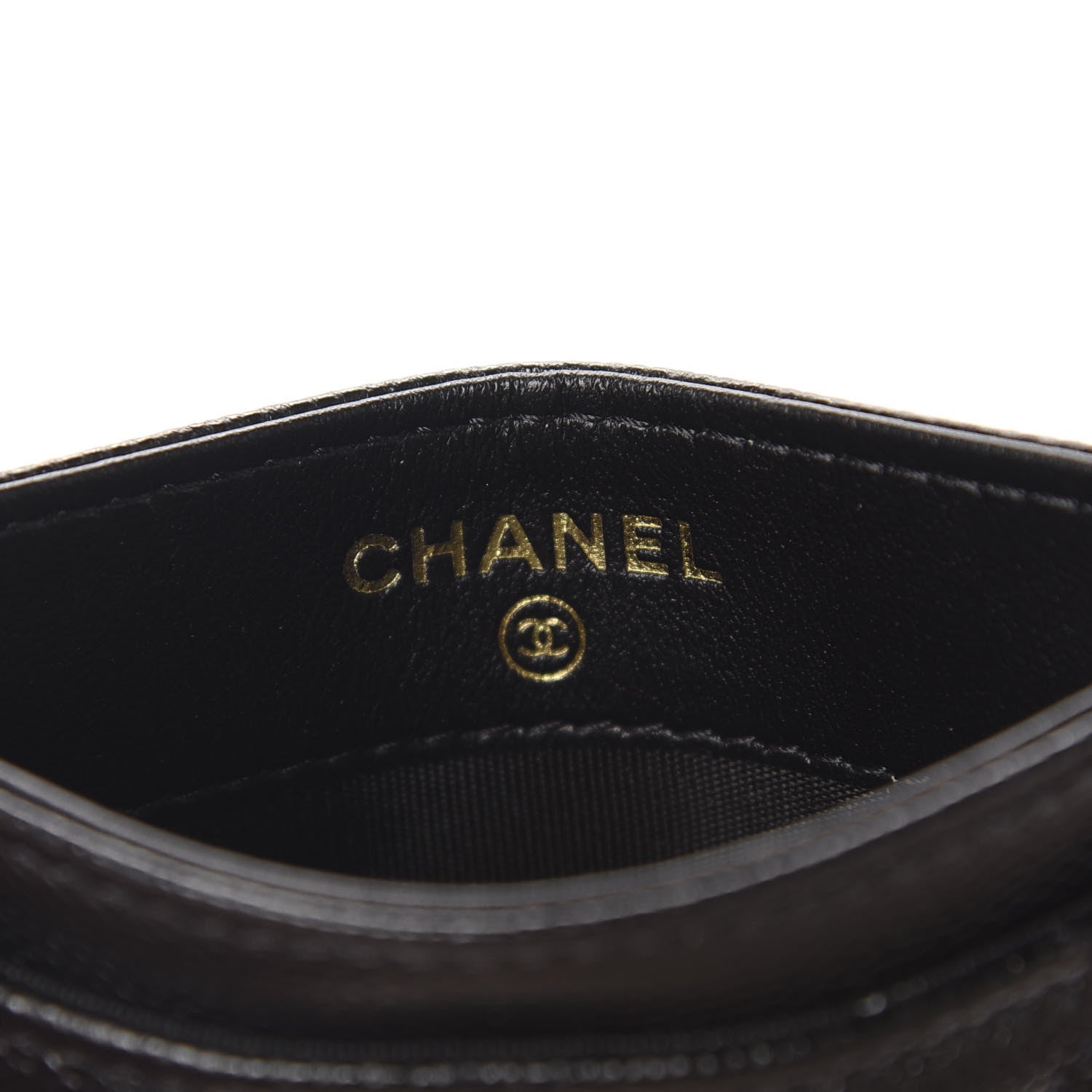Chanel Caviar Quilted French New Wave Card Holder Black 6 of 9