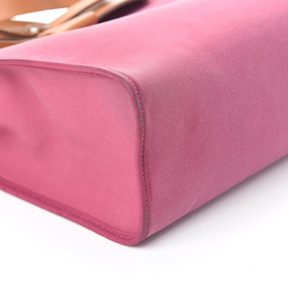Hermes Vache Hunter Toile Herbag Zip 31 PM Rose Lipstick 7 of 12