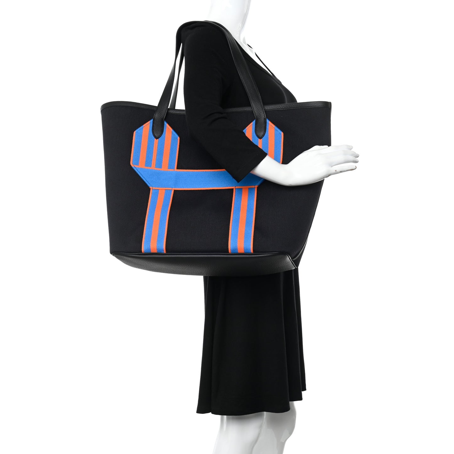 Canvas Taurillon Clemence Pursangle Tote