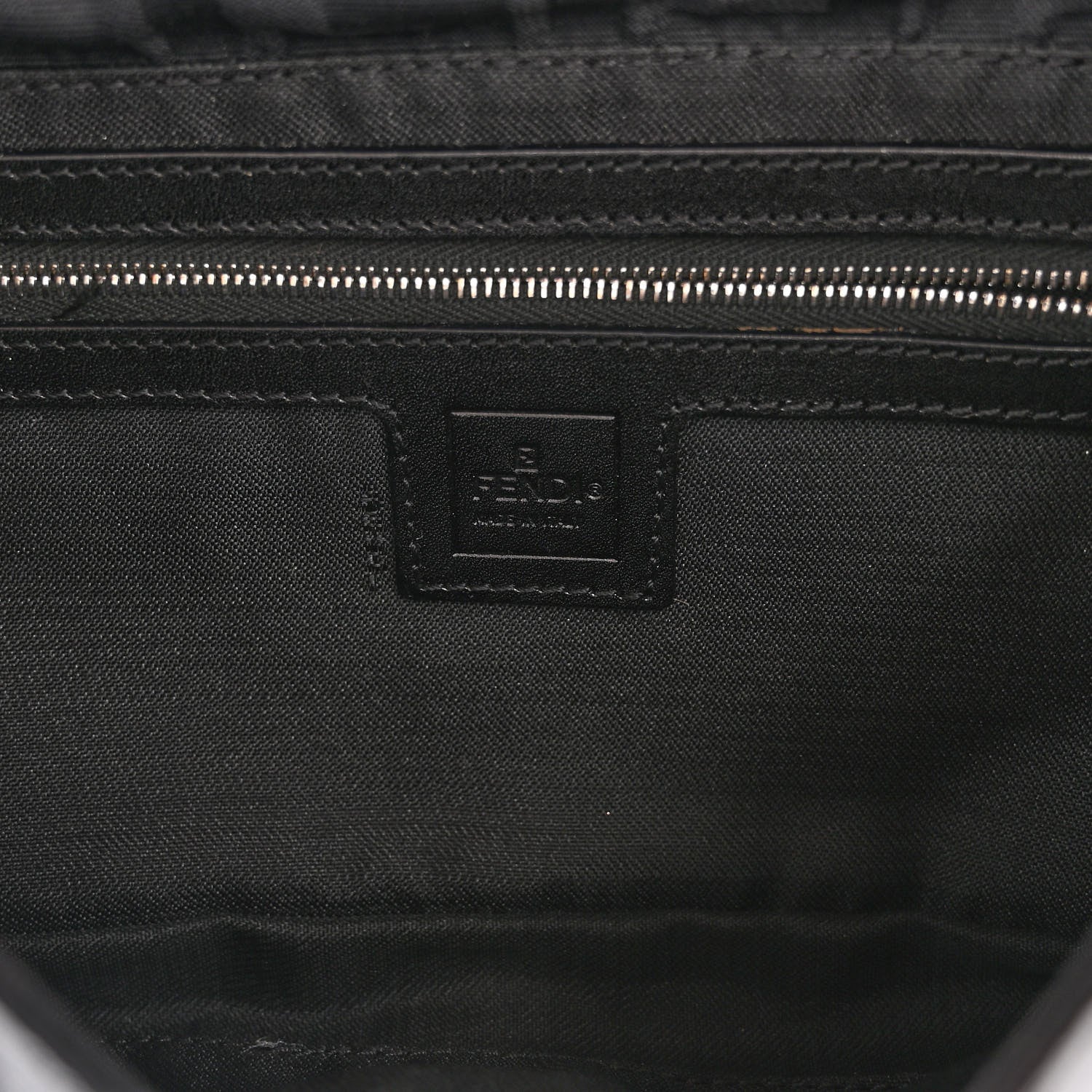 Fendi Nylon Zucca Baguette Black 6 of 9