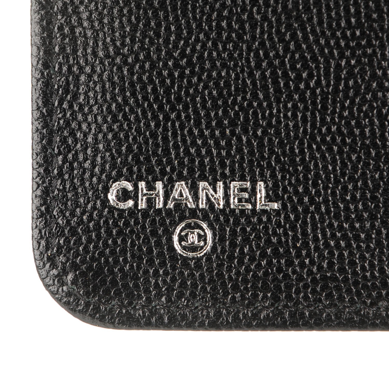 Chanel Caviar Sevruga iPad Case Black 6 of 7
