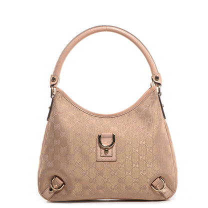 Gucci Monogram Abbey D Ring Hobo Pink 1 of 7
