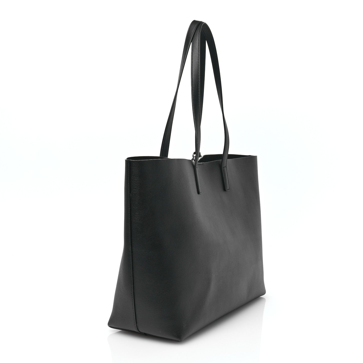 Saint Laurent Calfskin Large Shopping Tote Black 4 of 11