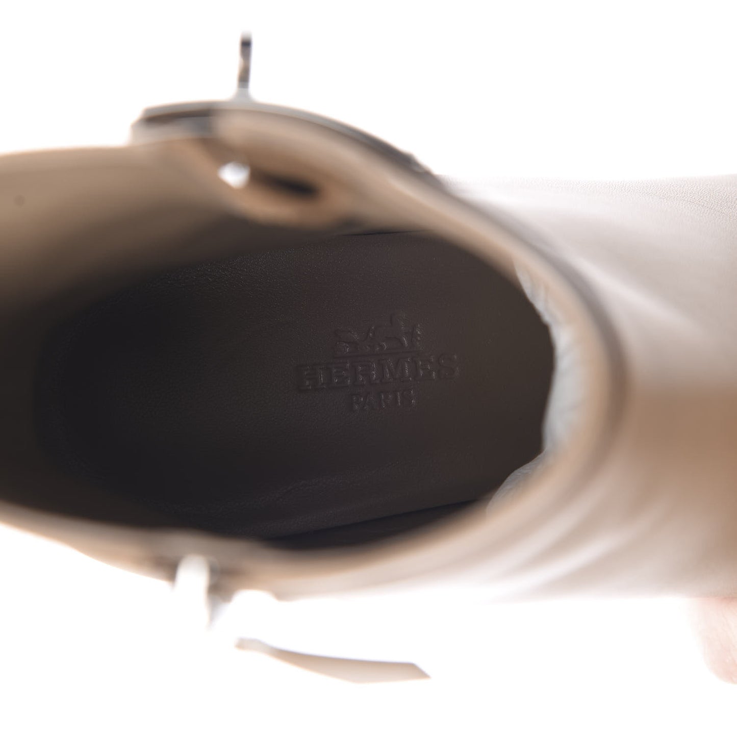 Calfskin Saint Germain Ankle Boots 37 Brun Fume