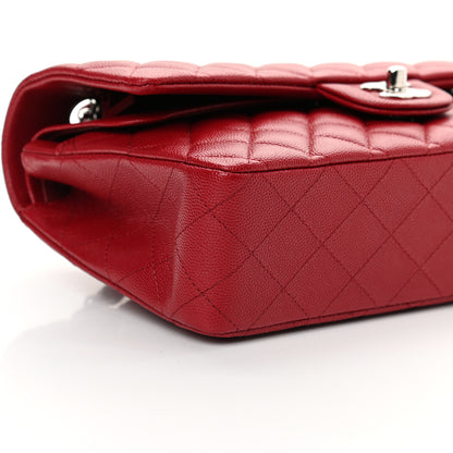 Chanel Caviar Quilted Medium Double Flap Red 9 of 12