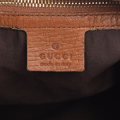 Gucci Calfskin Large Horsebit Chain Hobo Brown 6 of 10