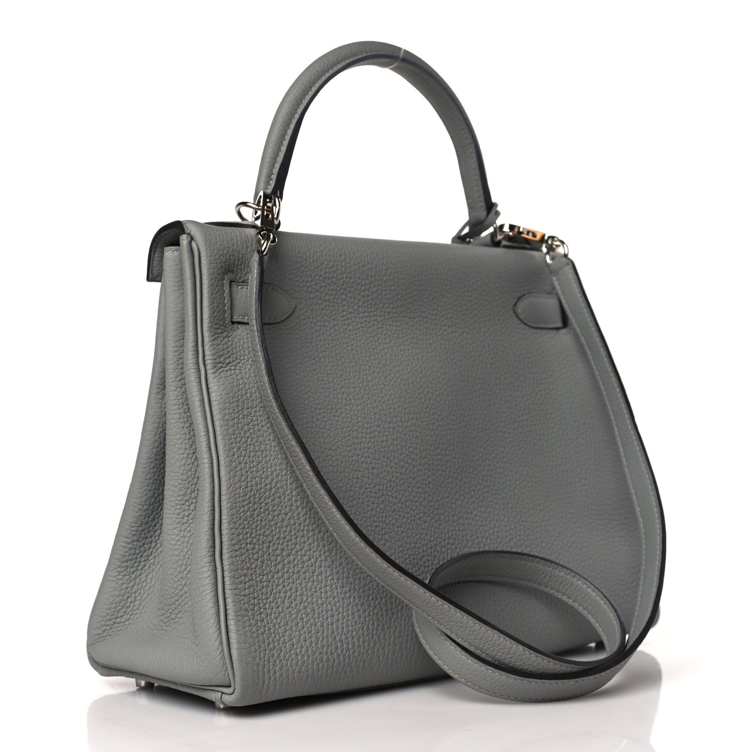Hermes Togo Kelly Retourne 28 Gris Mouette 3 of 9
