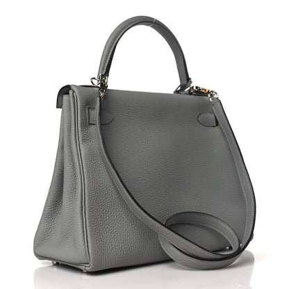 Hermes Togo Kelly Retourne 28 Gris Mouette 3 of 9