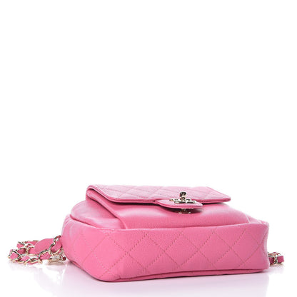 Chanel Caviar Quilted CC Day Camera Case Pink 3 of 9