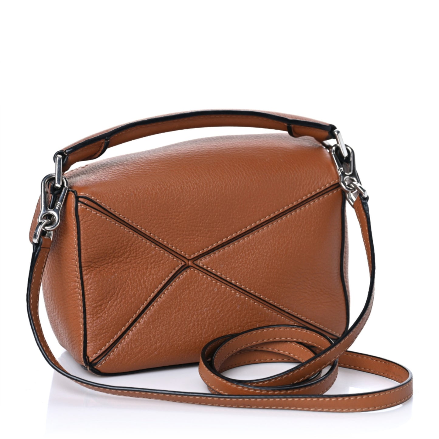 Calfskin Mini Puzzle Bag Tan