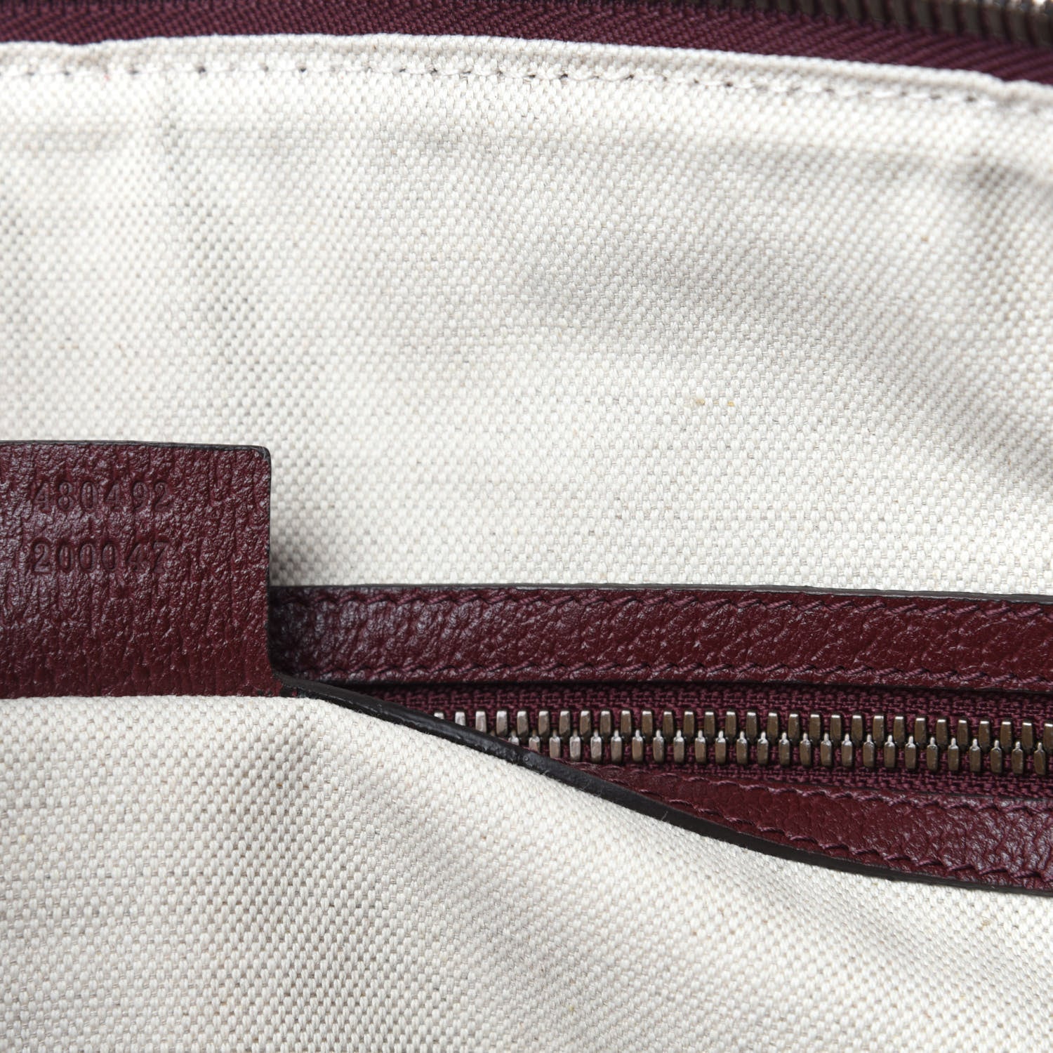 Gucci Suede Daino Textured Dollar Calfskin Web Large Neo Vintage Duffle Bag Romantic Cerise Chardonnay 8 of 9