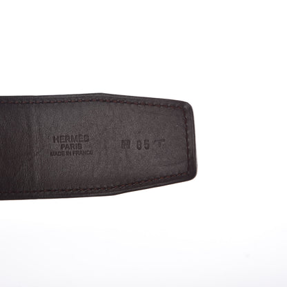 Hermes Box Chamonix 42mm Constance 2 Belt 85 Black Chocolate 5 of 10