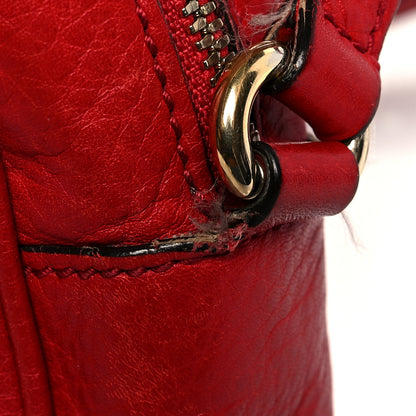 Gucci Pebbled Calfskin Small Soho Disco Bag Tabasco Red 16 of 18