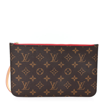 Louis Vuitton Monogram Neverfull MM GM Pochette Cherry 1 of 6