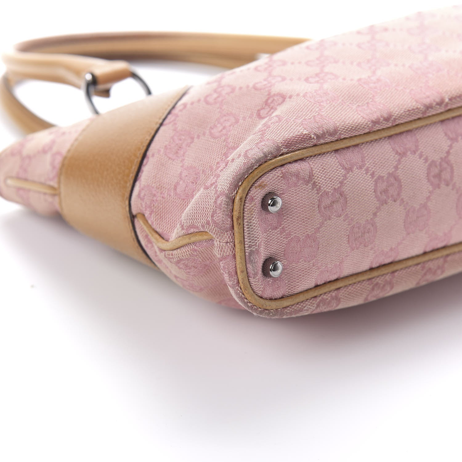 Gucci Monogram Shoulder Bag Pink 6 of 10