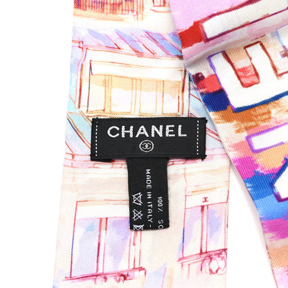 Chanel Silk Twill Slim Bandeau Scarf Rose 3 of 3