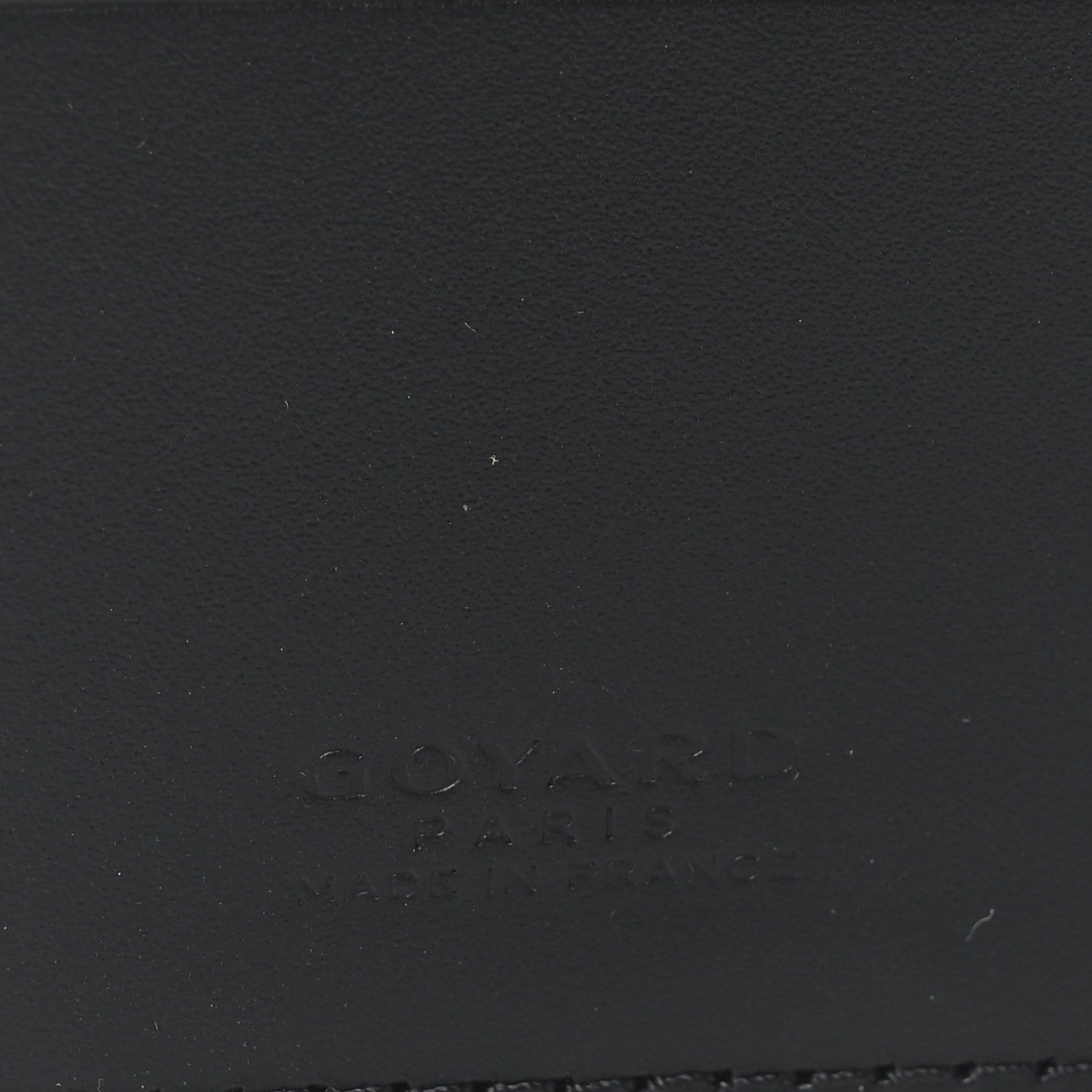 Goyard Goyardine Grenelle Passport Wallet Black Gold 6 of 6