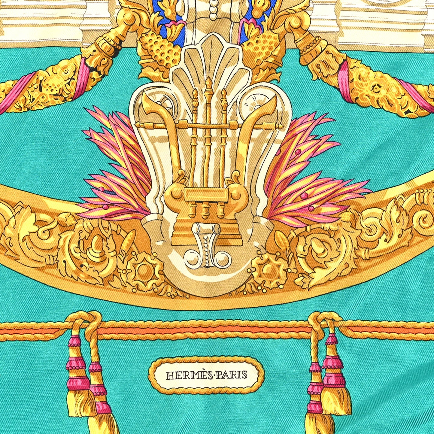 Silk Hommage A Charles Garnier Architecte De L'Opera De Paris Scarf 90