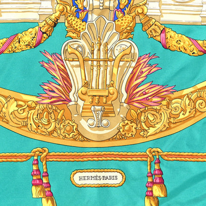 Hermes Silk Hommage A Charles Garnier Architecte De L'Opera De Paris Scarf 90 2 of 3