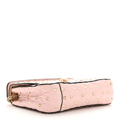 Valentino Garavani Nappa Small Rockstud Spike Shoulder Bag Water Rose 4 of 10