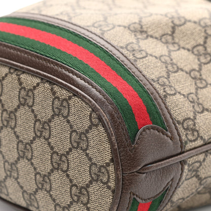 Gucci GG Supreme Monogram Web Small Ophidia Bucket Bag Brown 11 of 16