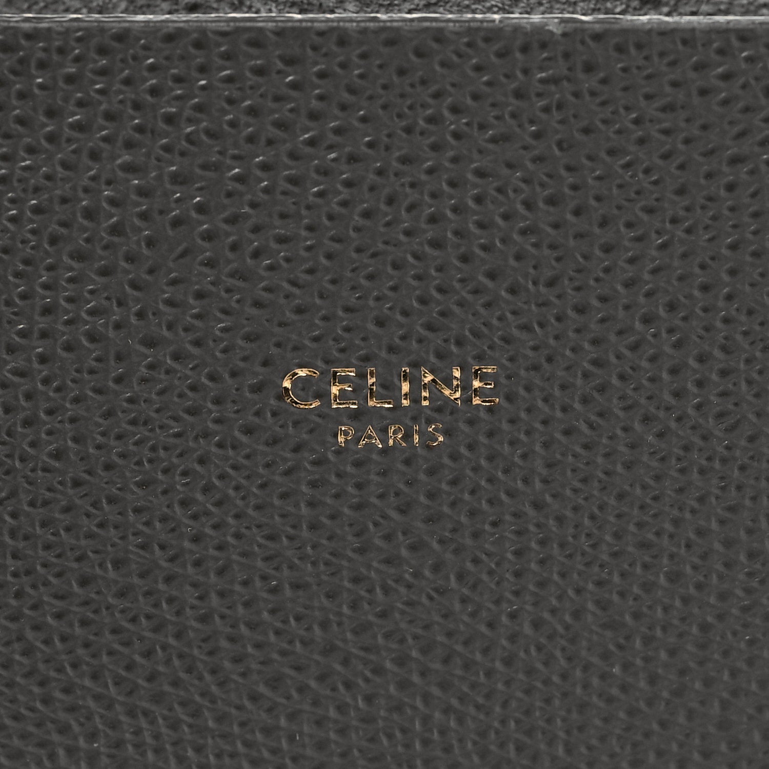 Celine Grained Calfskin Small Vertical Cabas Grey 6 of 10
