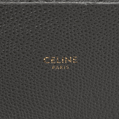 Celine Grained Calfskin Small Vertical Cabas Grey 6 of 10