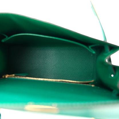 Hermes Epsom Kelly Sellier 25 Malachite 5 of 10
