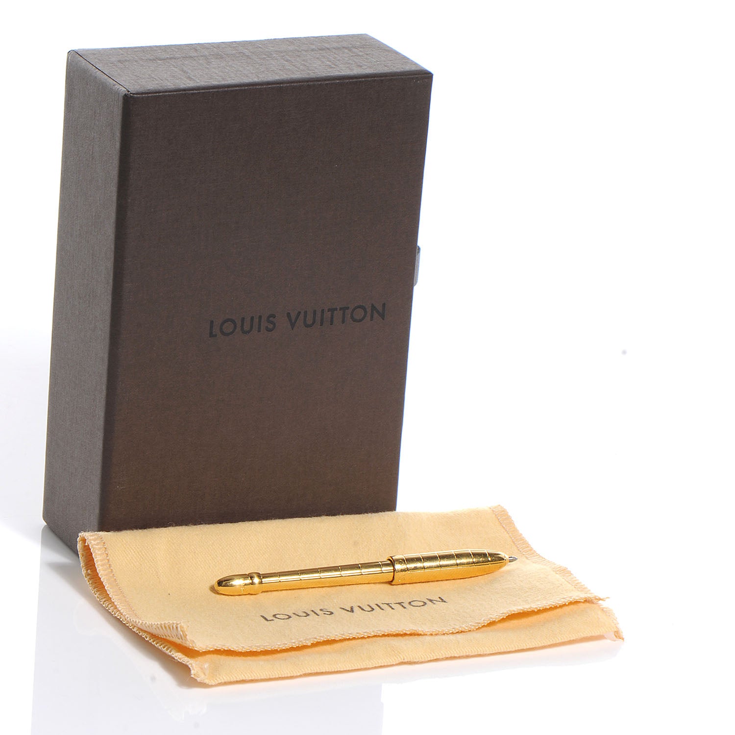 Louis Vuitton Agenda Ballpoint Pen Gold 5 of 5