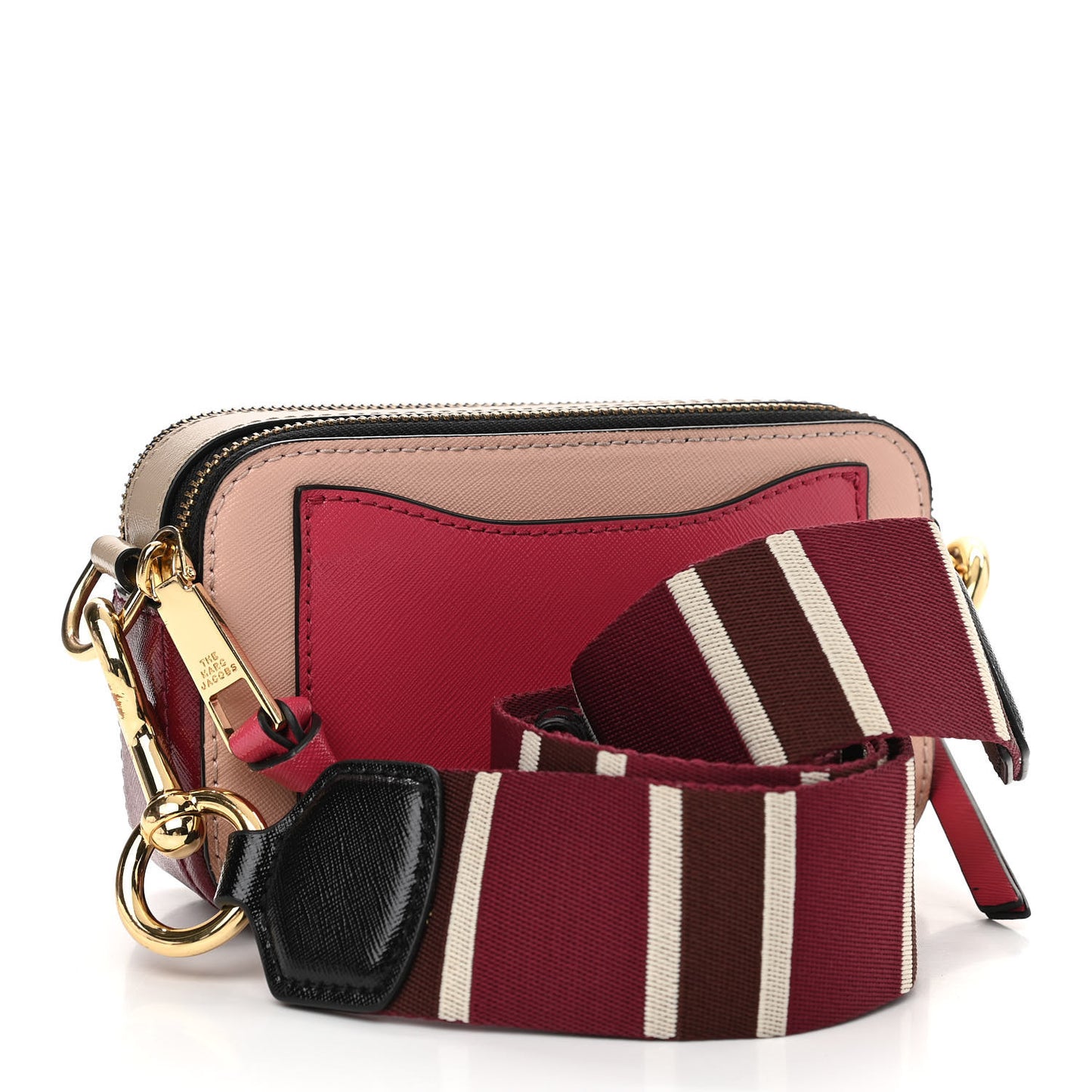 Saffiano Small Snapshot Camera Bag Rose Multicolor