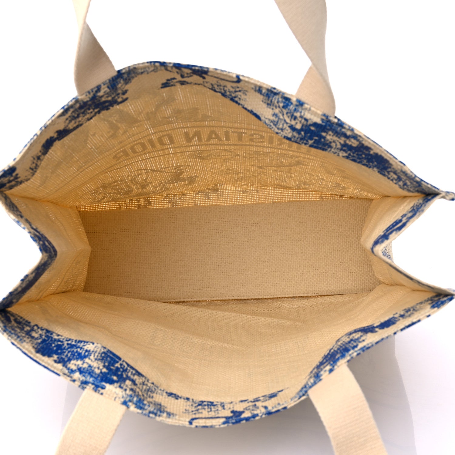 Christian Dior Straw Dioriviera Tote Beige 5 of 7