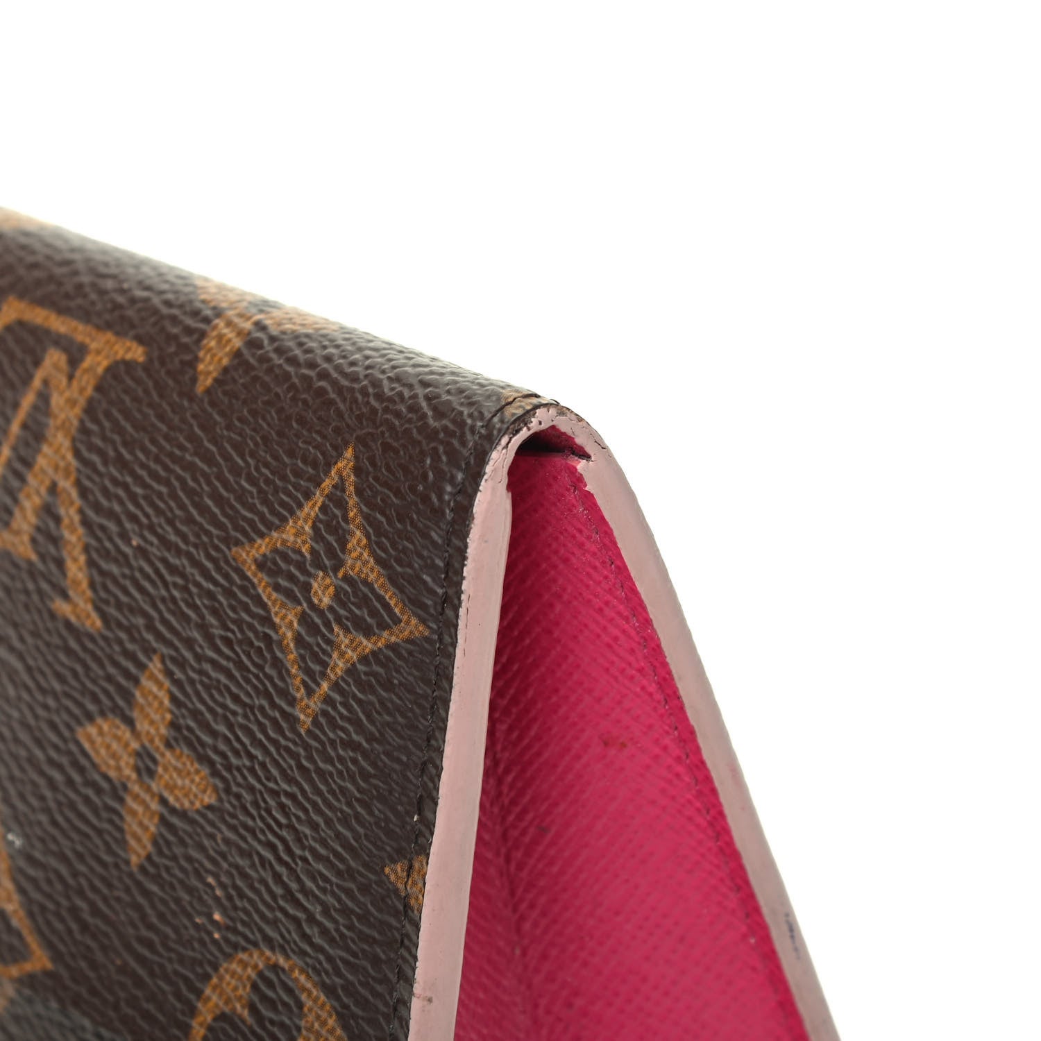 Louis Vuitton Monogram Bloom Flower Emilie Wallet Fuchsia 4 of 4