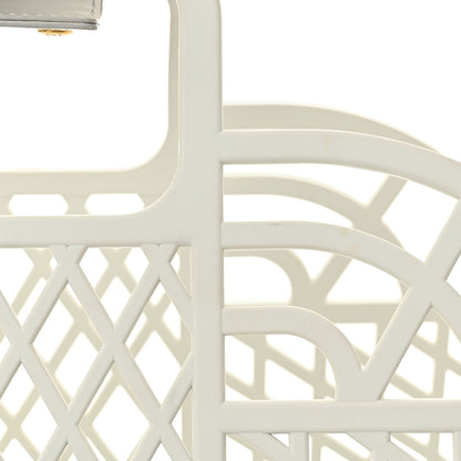 Fendi Recycled Plastic Vitello Liberty Matte Medium Fendi Basket White Ice 14 of 15