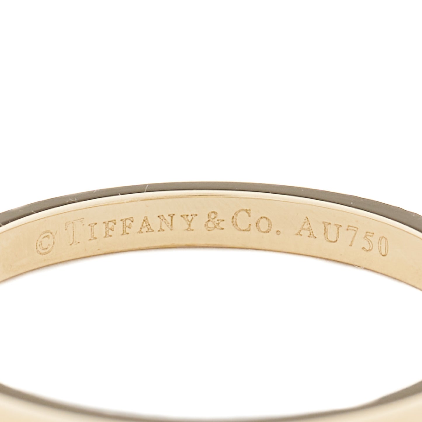 18K Yellow Gold Diamond Novo Half Circle Band Ring 54 7