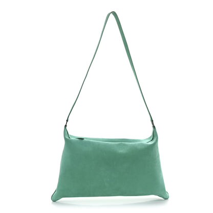The Row Nubuck Large Morgan Shoulder Bag Fern 1 of 9