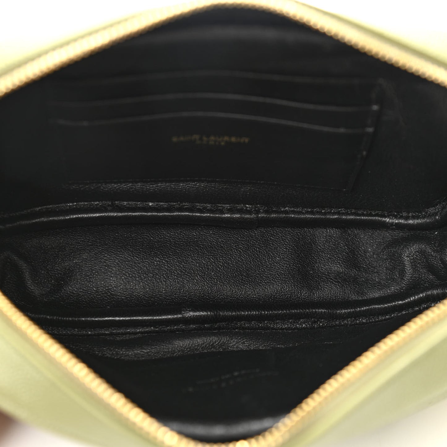 Grain De Poudre Matelasse Monogram Mini Lou Camera Bag Pistachio