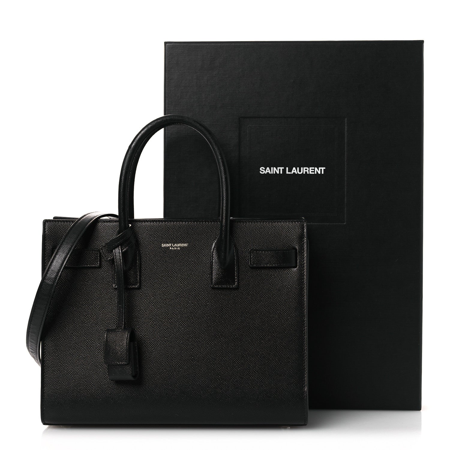 Saint Laurent Grain de Poudre Nano Sac De Jour Black 17 of 17