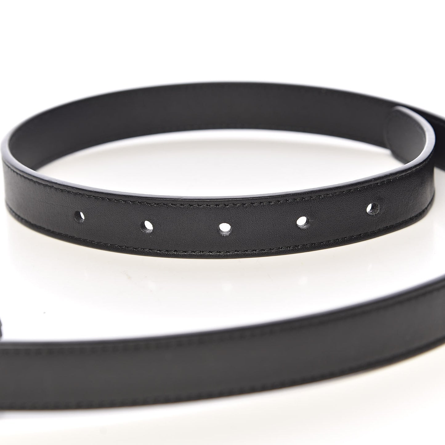 Calfskin Double G 20mm Belt 70 28 Black