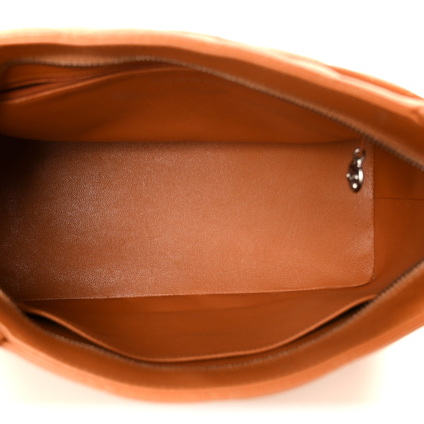 Caviar Quilted Medallion Tote Orange