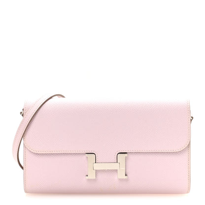 Hermes Epsom Constance Wallet To Go Mauve Pale 1 of 10