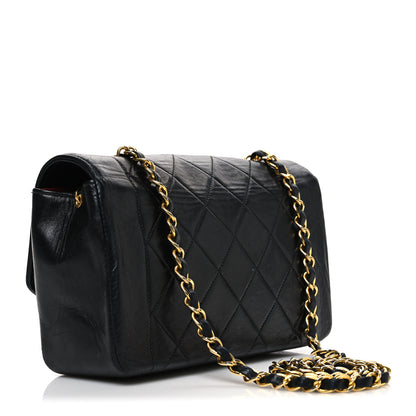 Chanel Lambskin Quilted Small Single Flap Black 3 of 11