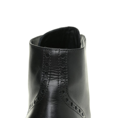 Saint Laurent Nappa Tribtoo 105 Lace Up Booties 39 Black 14 of 18