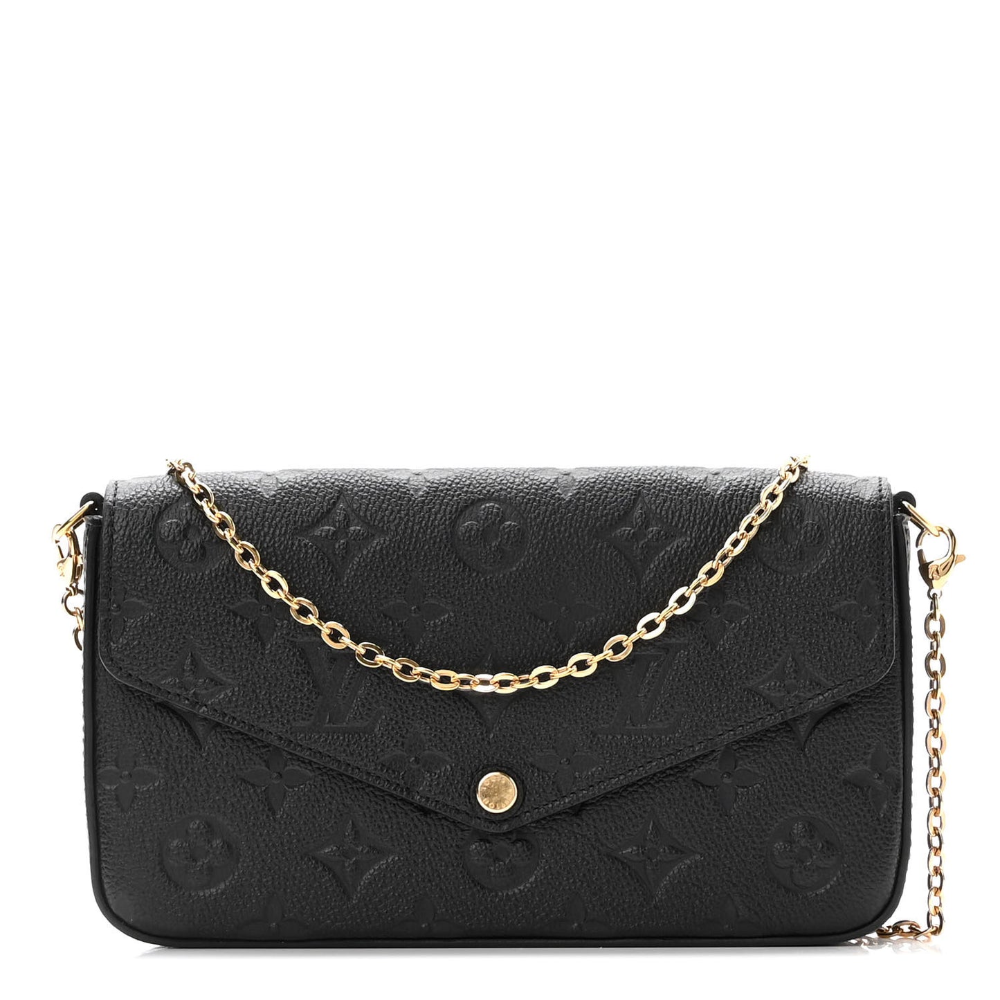 Empreinte Pochette Felicie Chain Wallet Black