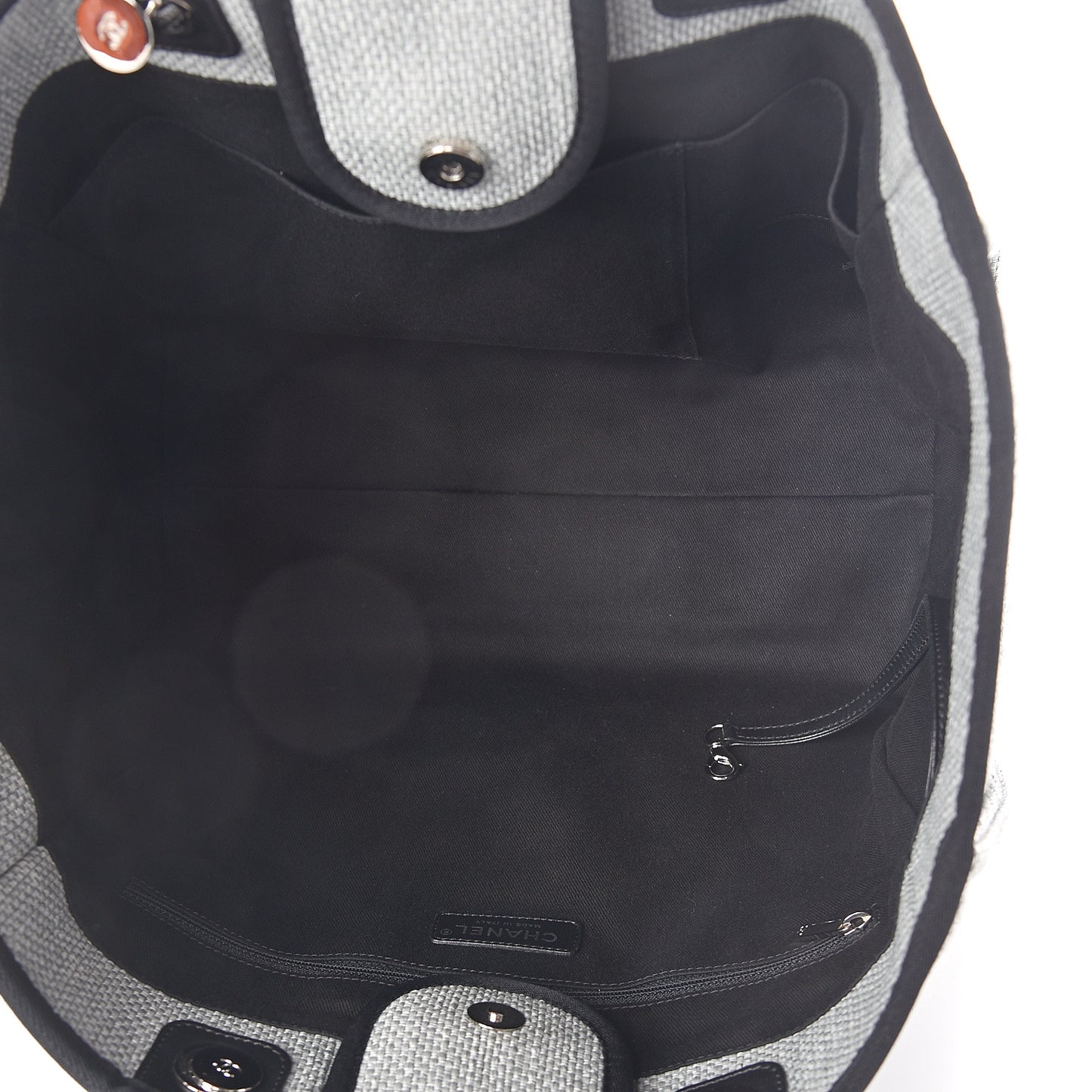 Canvas Medium Deauville Tote Grey