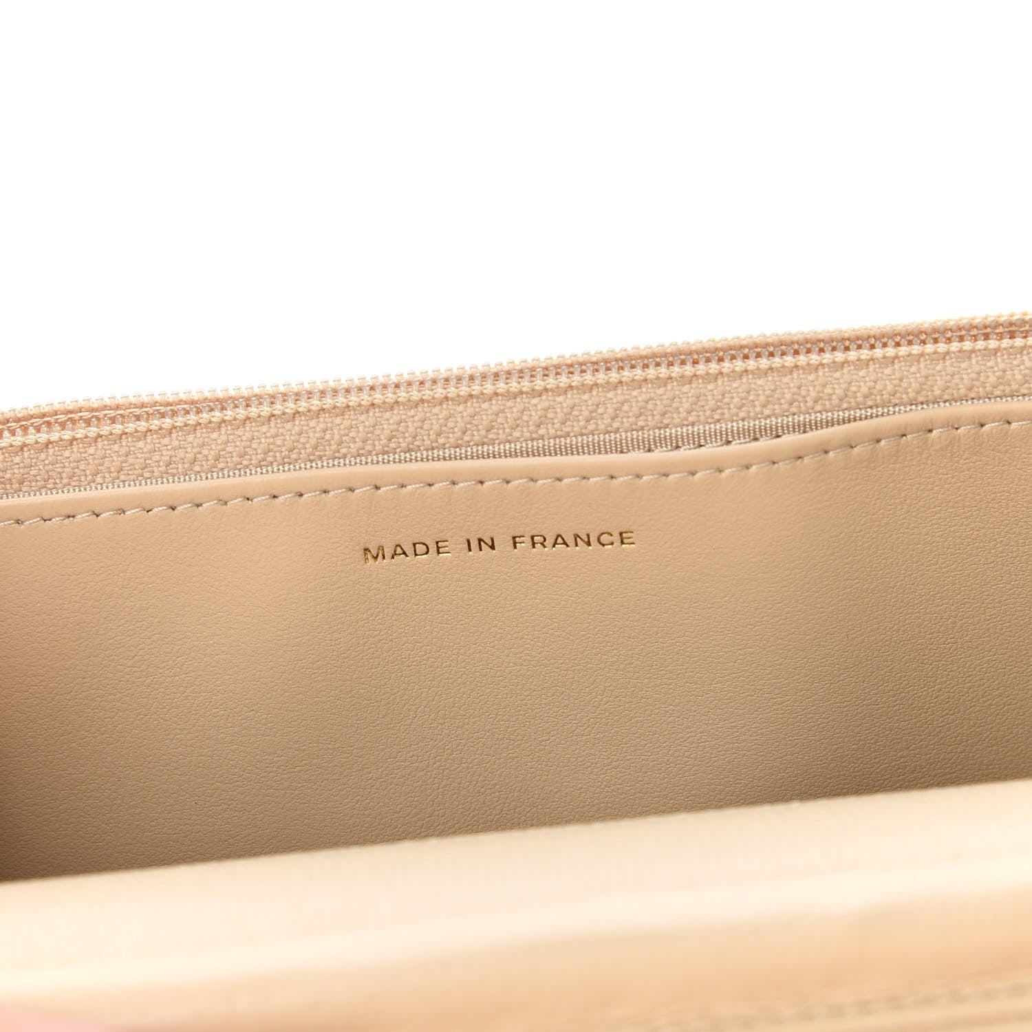 Chanel Caviar Quilted Coco Candy Wallet On Chain WOC Beige 9 of 11