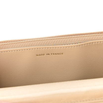 Chanel Caviar Quilted Coco Candy Wallet On Chain WOC Beige 9 of 11