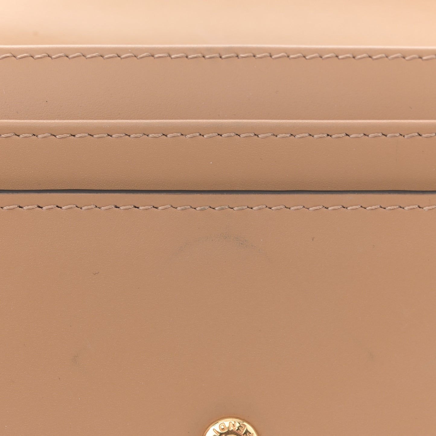 Vitello King Cruise FF Diamonds Continental Envelope Wallet On Chain Miele