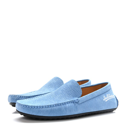 Louis Vuitton Suede Mens Car Shoe Moccasin Loafers 7.5 3 of 8