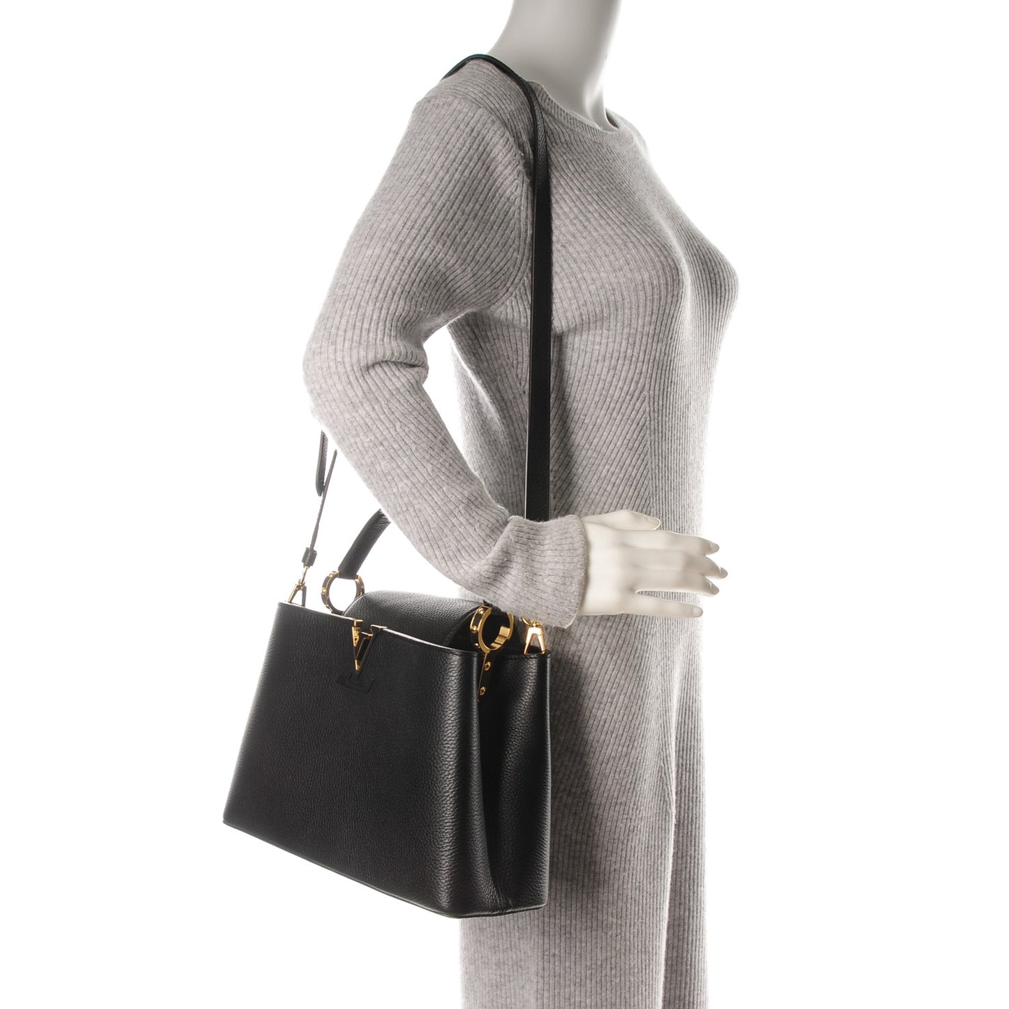 Taurillon Capucines PM Black